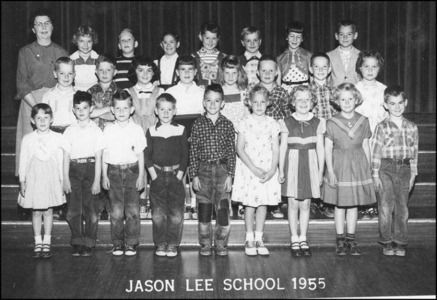 Mrs.Hughes' First Grade Class at Jason Lee ~ 1954 -1955